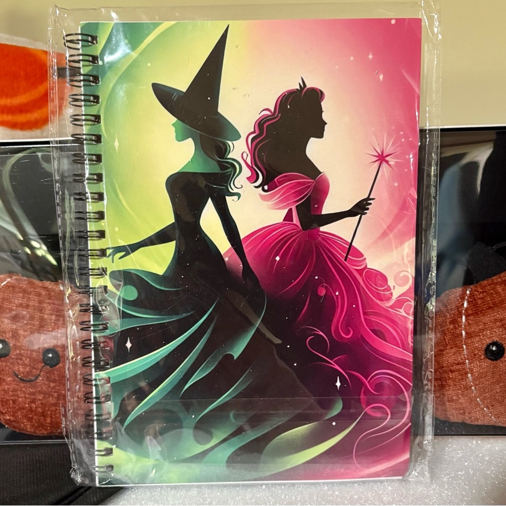 Spiral Notebook with ‘Wicked’ design